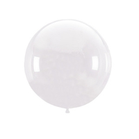 ПМ Bubble BoBo Deco (36"/91 см) Прозрачный Синяя упаковка 1шт